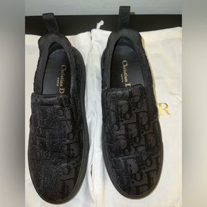 Christian Dior slip on sneaker oblique